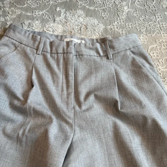 Abercrombie & Fitch Women Gray Dress Pants Size 12 - Picture 2 of 9